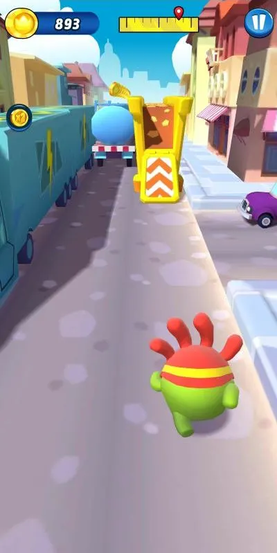 om nom run touch sensitivity