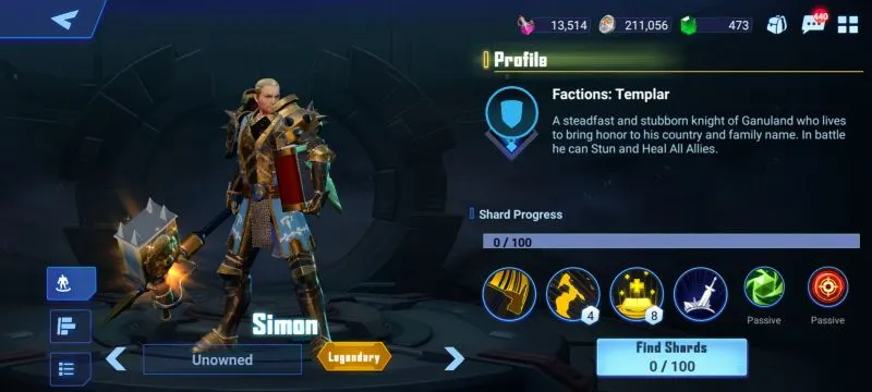 simon crystalborne heroes of fate