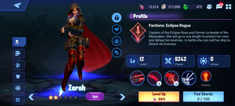 zorah crystalborne heroes of fate