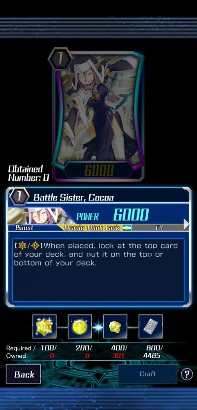 battle sister, cocoa vanguard zero