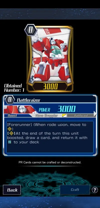 battleraizer vanguard zero