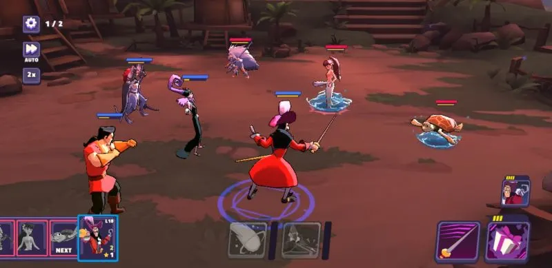 disney sorcerer's arena combat tactics