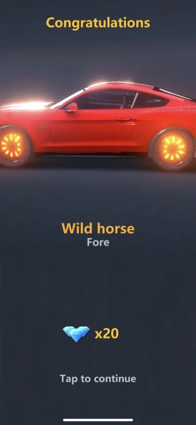 idle assemble car wild horse