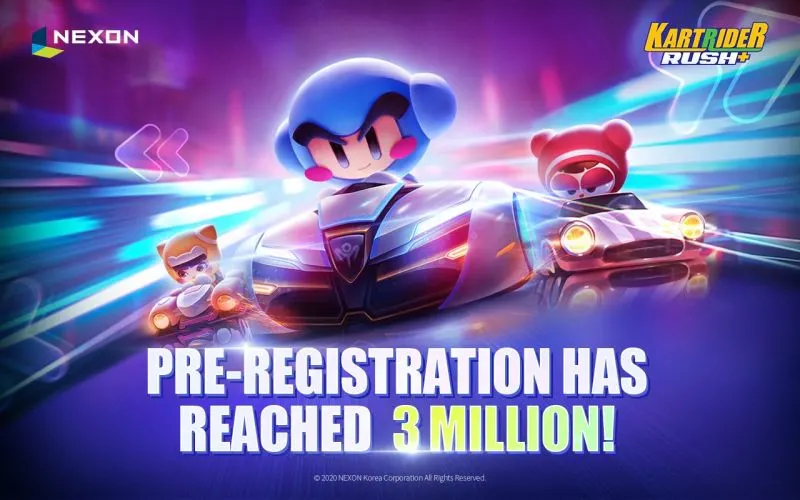 kartrider rush+ pre-registration