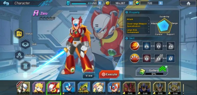 mega man x dive character