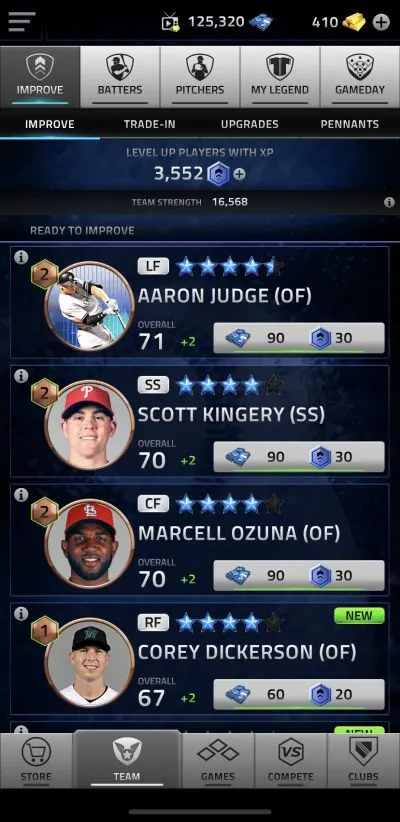 how to improve players in mlb tap sports baseball 2020