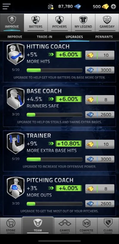 mlb tap sports baseball 2020 upgrades