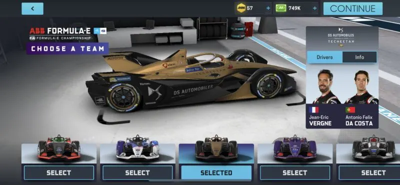 motorsport manager online formula-e team