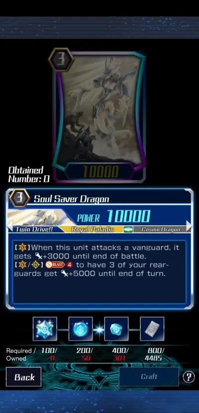 soul saver dragon vanguard zero