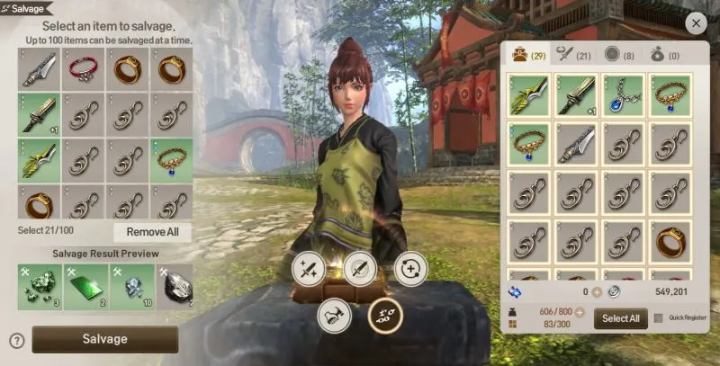 how to manage inventory in blade & soul revolution