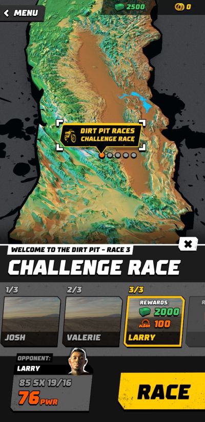 dirt bike unchained challenges