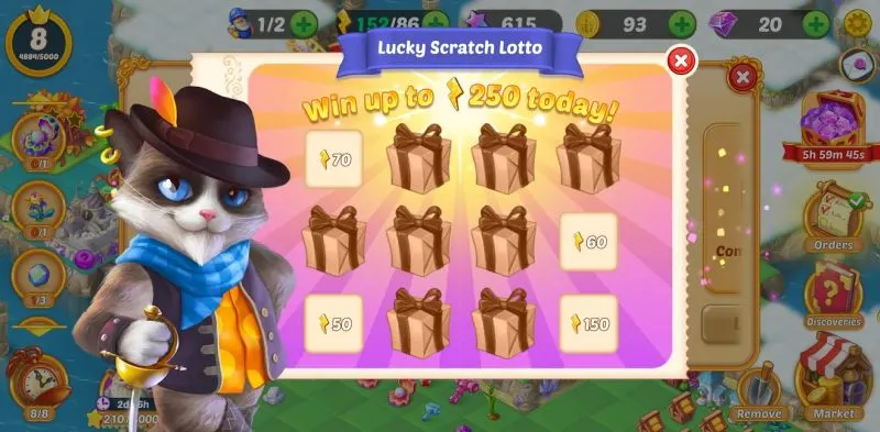 evermerge lucky scratch lotto
