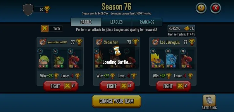 monster legends battle tips