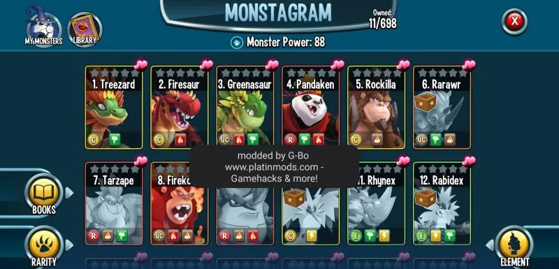 monster legends monstagram