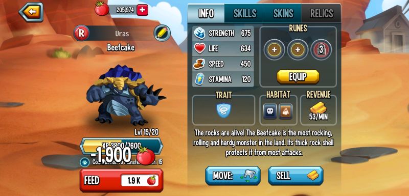 how to upgrade monsters in monster legends