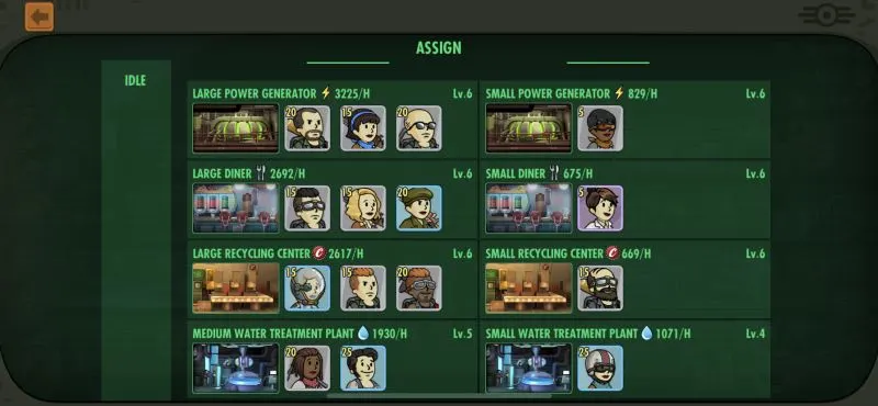 fallout shelter online assignments
