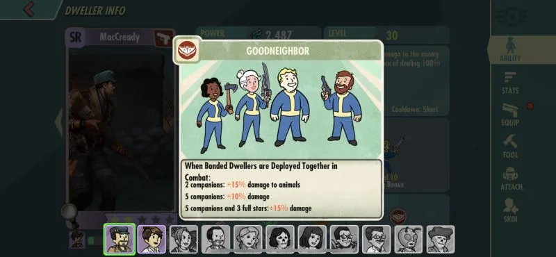 how to maximize bonds in fallout shelter online