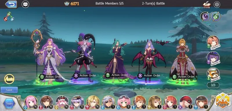 how to build a powerful team in goddess of genesis