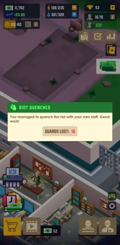 how to stop riots in prison empire tycoon