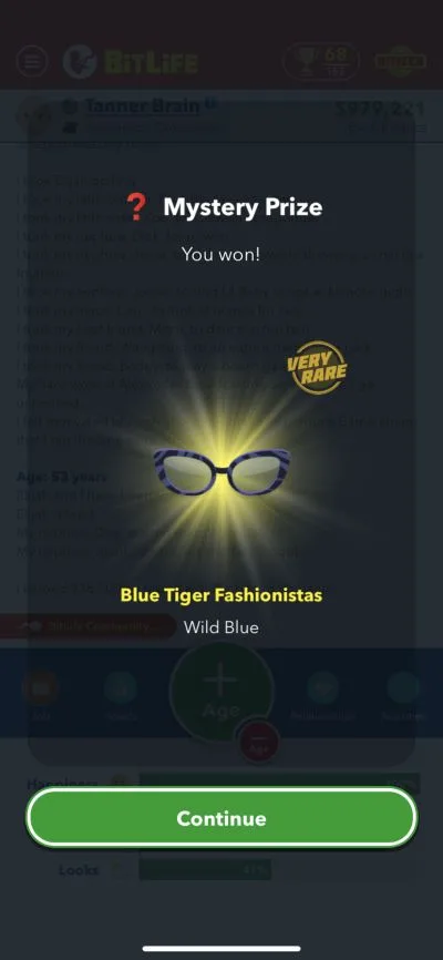 mystery prize in bitlife