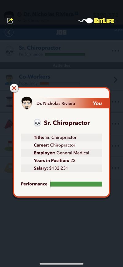 how to become a chiropractor in bitlife