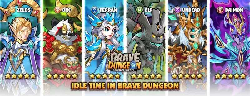 brave dungeon characters
