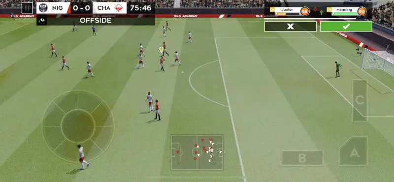 how to avoid offside violations in dream league soccer 2020