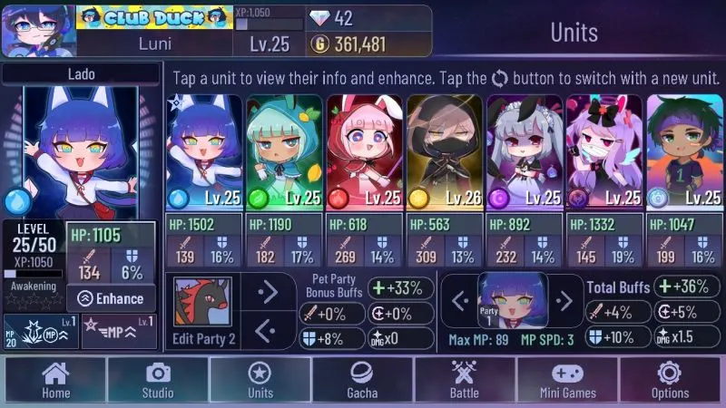 how to build a powerful team in gacha club