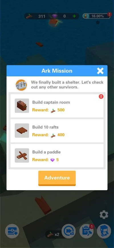 idle arks ark mission