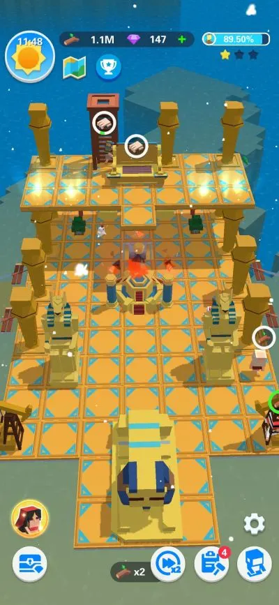 idle arks pyramid ship