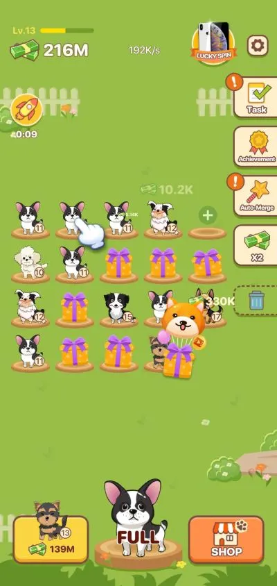 how to get flying gifts in puppy town