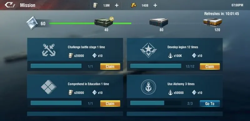 how to earn more rewards in warship legend