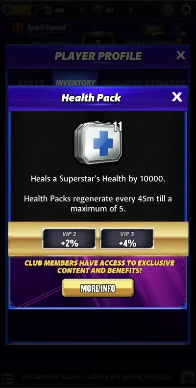 wwe champions 2020 health pack