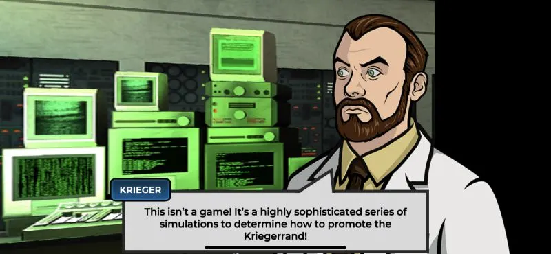 archer danger phone krieger