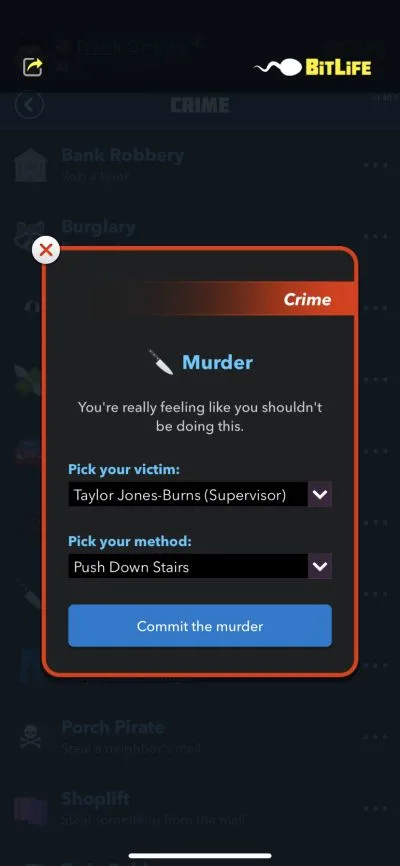 murder in bitlife