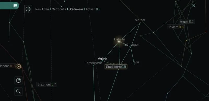 how to use star charts in eve echoes