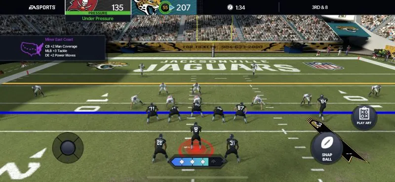 how to deal with pressure in madden nfl 21 mobile