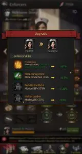 how to upgrade enforcers in the grand mafia
