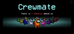 playing as a crewmate in among us