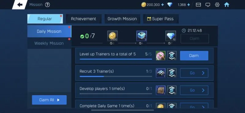 baseball superstars 2020 missions