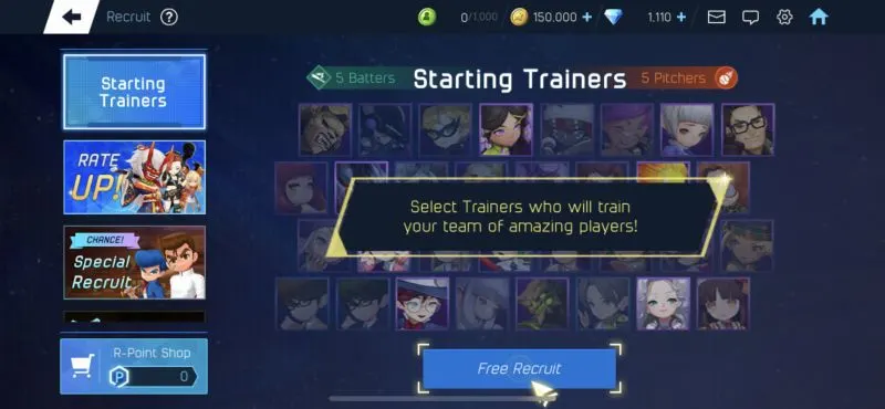 baseball superstars 2020 trainers