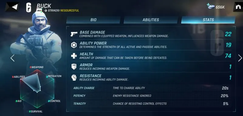 buck tom clancy's elite squad