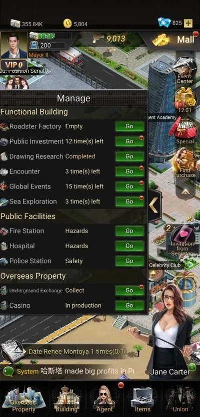 how to manage buildings, facilities and properties in city of desire
