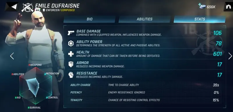 emile dufraisne tom clancy's elite squad