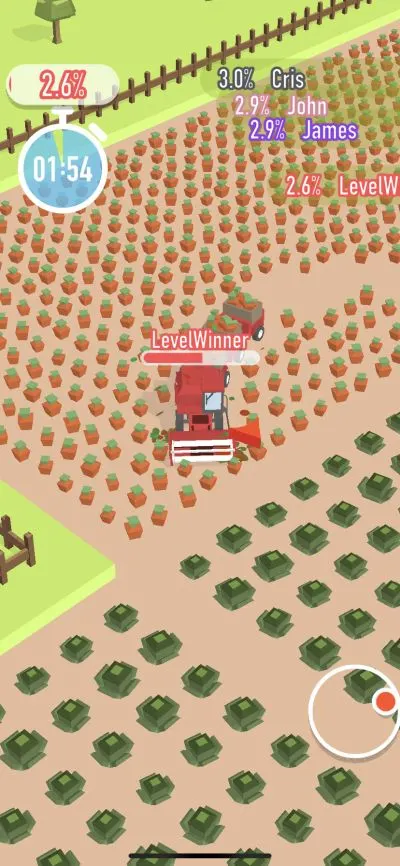 harvest.io button
