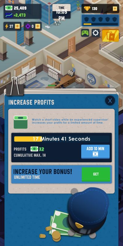 how to increase profit in idle police tycoon