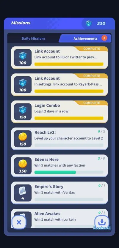 how to complete more missions in soul of eden