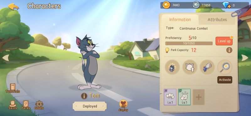 playing as tom in tom & jerry chase