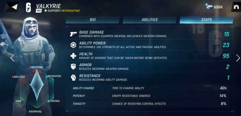 valkyrie tom clancy's elite squad