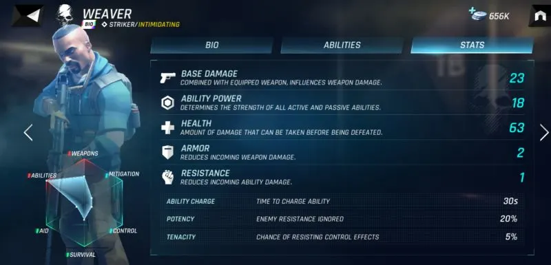 weaver tom clancy's elite squad